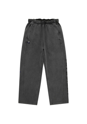 AAPE BY *A BATHING APE® appliqué wide-leg trousers - Grey