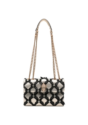 Kurt Geiger Medium Kensington embellished shoulder bag - Gold
