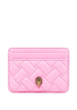 Kurt Geiger Kensington quilted card holder - Pink