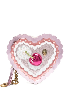 Kurt Geiger Heart Cake bag charm - Pink