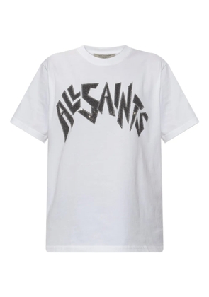 AllSaints logo-detail T-shirt - White