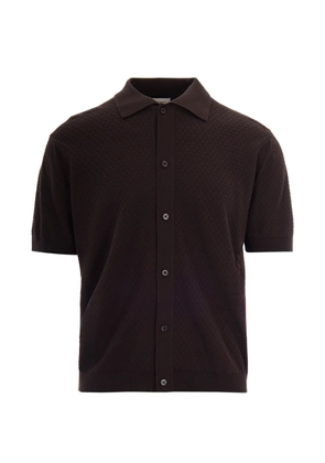 Paolo Pecora buttoned polo shirt - Brown
