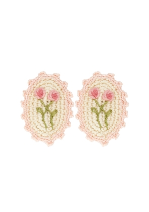 Wild Wawa Crochet Clip Set in Pink.