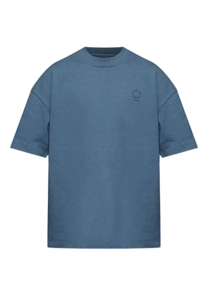 AllSaints Haven embroidered logo-Shirt - Blue