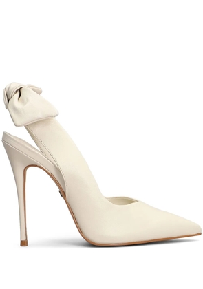 CARRANO 110mm leather pumps - White