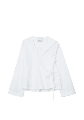 3.1 Phillip Lim collar tie blouse - White