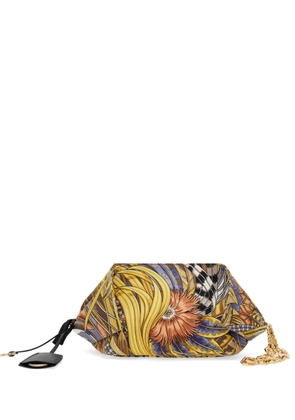 Ferragamo Gancini chain folded clutch - Yellow