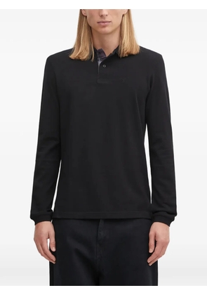 Barbour long-sleeved polo shirt - Black