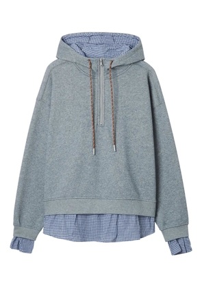 tout a coup zip-fastening hooded hoodie - Grey