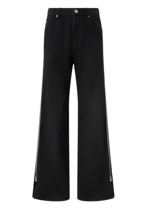 PINKO side-zipped jeans - Black