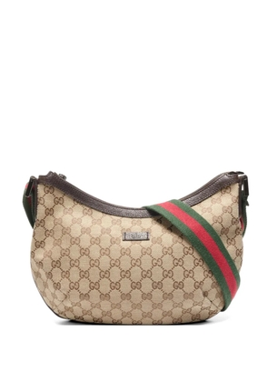 Gucci Pre-Owned 2000-2015 GG canvas shoulder bag - Brown
