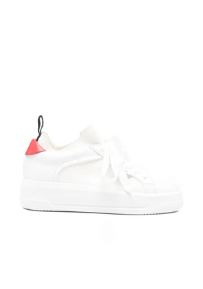 Love Moschino lace-up sneakers - White