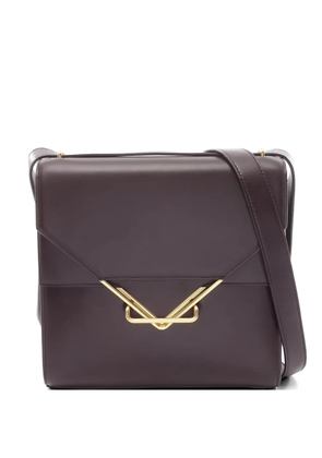 Bottega Veneta Pre-Owned 2010s The Clip leather shoulder bag - Red