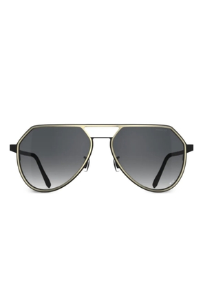Blackfin Thunder Bay geometric frame sunglasses - Silver