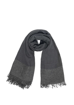 Faliero Sarti fringed scarf - Grey