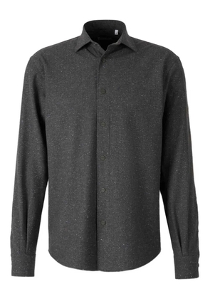 Herno textured wool shirt jacket - Grey
