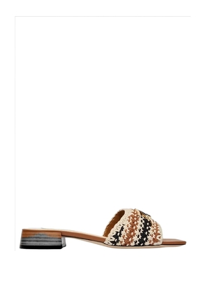 Karl Lagerfeld Petalo II crochet signia slide - Neutrals