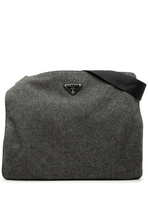Prada Pre-Owned 2000-2013 Wool crossbody bag - Grey