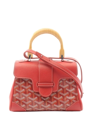 Goyard Pre-Owned 2010-2026 Mini Goyardine Saigon Souple satchel - Red