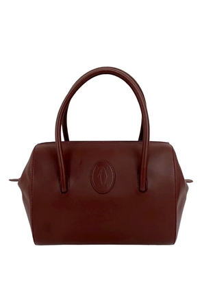 Cartier 2010-2025 Leather Must De Cartier boston bag - Red