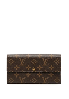 Louis Vuitton Pre-Owned 2016 Monogram Sarah Wallet long wallets - Brown