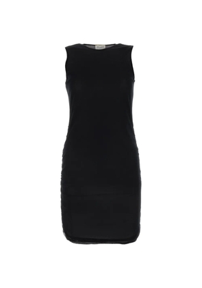 Saint Laurent tulle tank mini dress - Black
