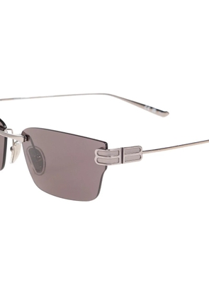 Balenciaga Eyewear rectangle rimless sunglasses - Silver