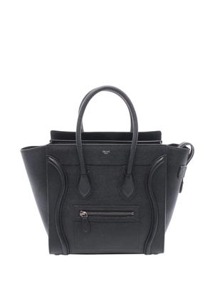 Celine Pre-Owned 2010-2026 Micro Leather Luggage tote bag - Black