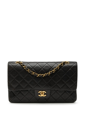 CHANEL Pre-Owned 1994-1996 Medium Classic Lambskin Double Flap shoulder bag - Black