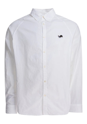 KAPITAL piano-embroidered shirt - White