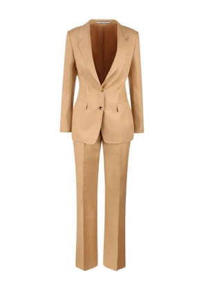 Tagliatore linen suit - Brown