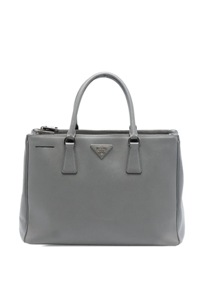 Prada Pre-Owned 2010-2025 Medium Saffiano Lux Galleria Double Zip satchel - Grey