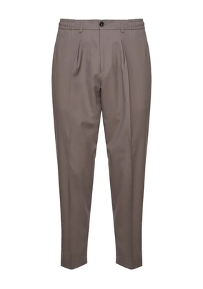 BE ABLE elasticated-waist trousers - Brown