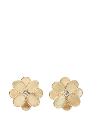 Marco Bicego diamond flower stud earrings - Gold