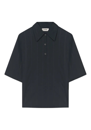 AERON Mae buttoned polo shirt - Black