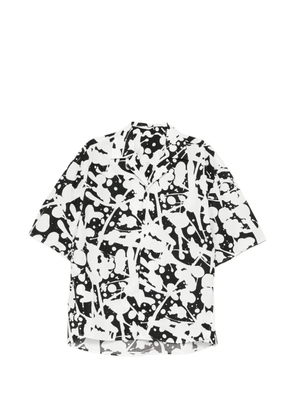 CROQUIS painted-effect Shirt - Black