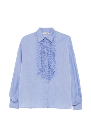 SoSUE Antonia ruffled shirt - Blue