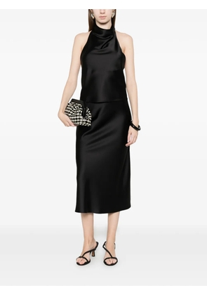 IMPERIAL halterneck top - Black