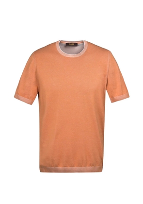 Moorer crew neck short-sleeve shirt - Orange