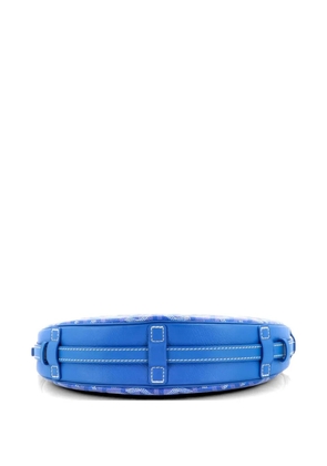 Goyard Pre-Owned Hirondelle Coated Canvas and Leather shoulder bag - Blue