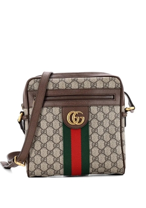 Gucci Pre-Owned Ophidia Messenger Bag GG Coated Canvas Small crossbody bag - Brown