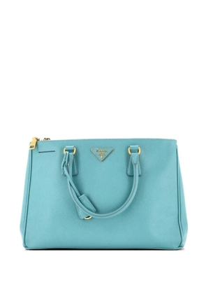 Prada Pre-Owned Double Zip Lux Saffiano Leather Medium tote bag - Blue