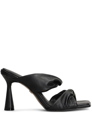 CARRANO 100mm leather sandals - Black