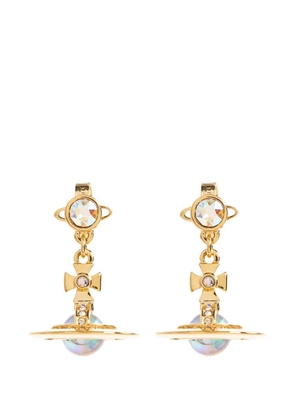 Vivienne Westwood Petite orb drop earrings - Gold