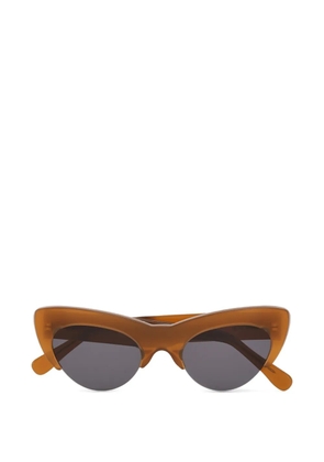 GANNI cat-eye sunglasses - Brown