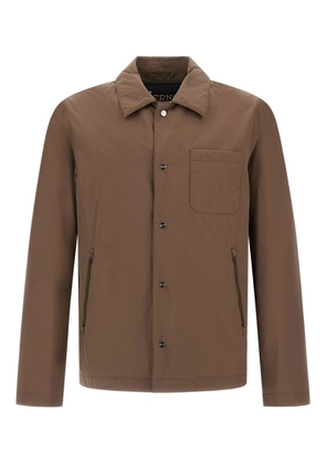 Herno button-fastening jacket - Brown