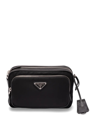 Prada zip satchel shoulder bag - Black