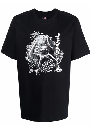Jordan Vintage MJ print T-shirt - Black