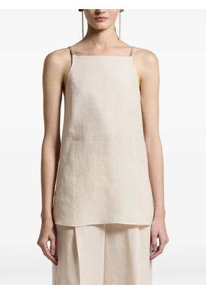 Peserico sleeveless top - Neutrals