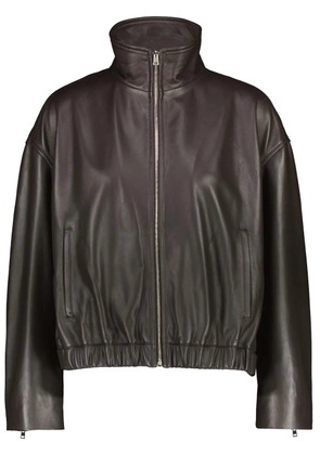 Yves Salomon leather jacket - Brown